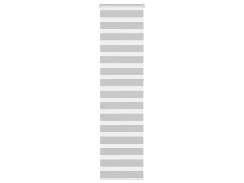  Store zèbre, store de fenêtre gris clair largeur du tissu 50,9 cm polyester cf48502  - Conforama B