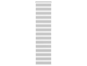 Store zèbre, store de fenêtre gris clair largeur du tissu 50,9 cm polyester cf48502