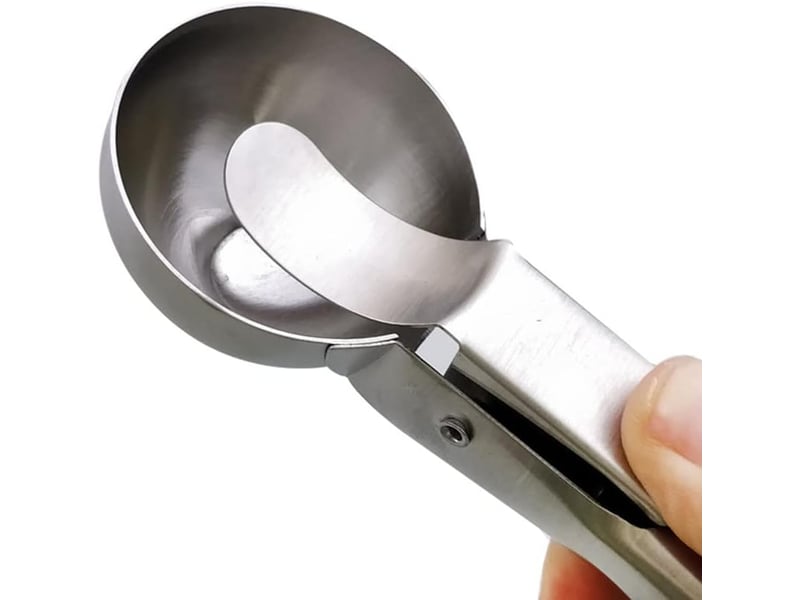 Cuillère à glace 18.2 x 4.9 cm - utilisation professionnelle - idéal pour la crème glacée, le melon, les boulettes de viande, les pâtes - Conforama B