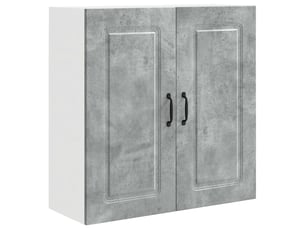 Meuble mural de cuisine | armoire de cuisine gris béton 80x31x80cm shl5479