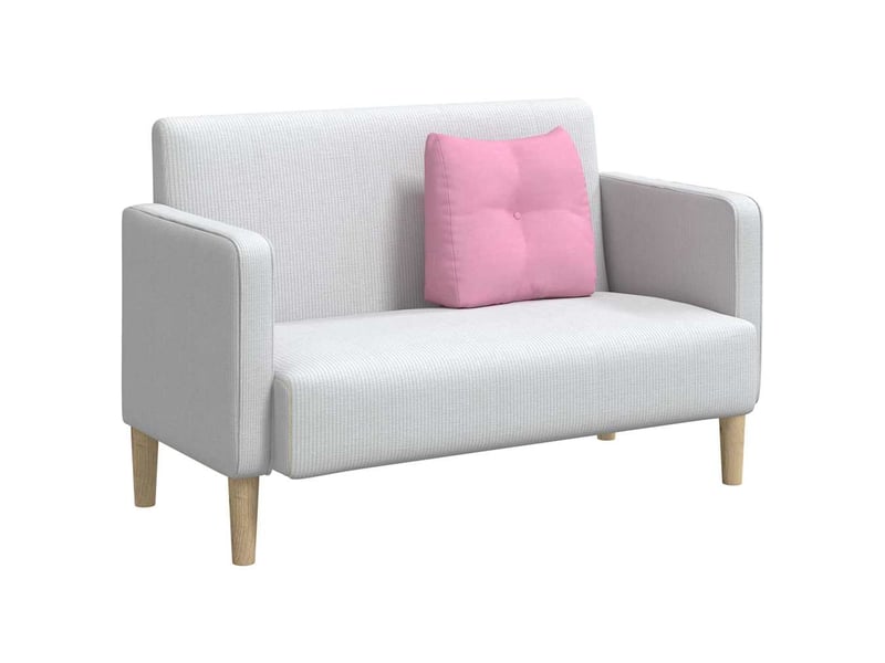  Coussin de dos, coussin de dossier rose 45 x 24 x 50 cm tissu cf54979  - Conforama C