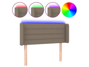 Tete de lit A poser largeur 103 cm taupe