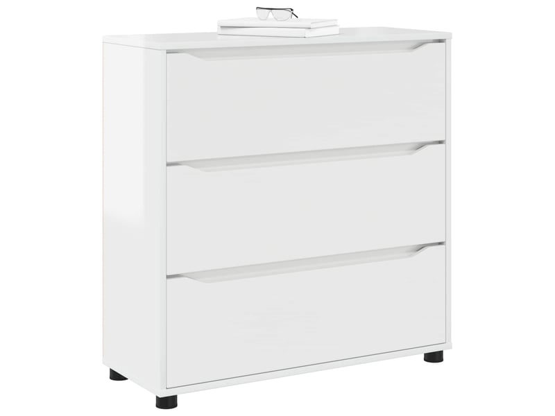 Armoire de rangement, commode de rangement 80 x 31 x 81 cm bois d'ingénierie shl3739  - Conforama C