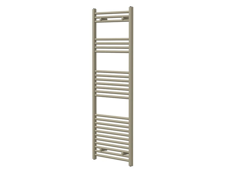  Luxebath sèche-serviettes design sahara 600 x 1500 mm, raccordement latéral, droit, haute conductivité thermique, radiateur mural porte-serviettes pour salle de bain, puissance 705 w, beige mat ECD Germany GmbH - Conforama A