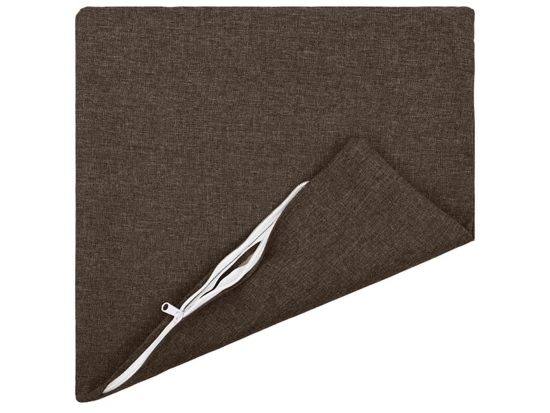  Lot de 12 coussins avec oreiller, coussins décoratifs heerlen taupe tissu cf50106  - Conforama C