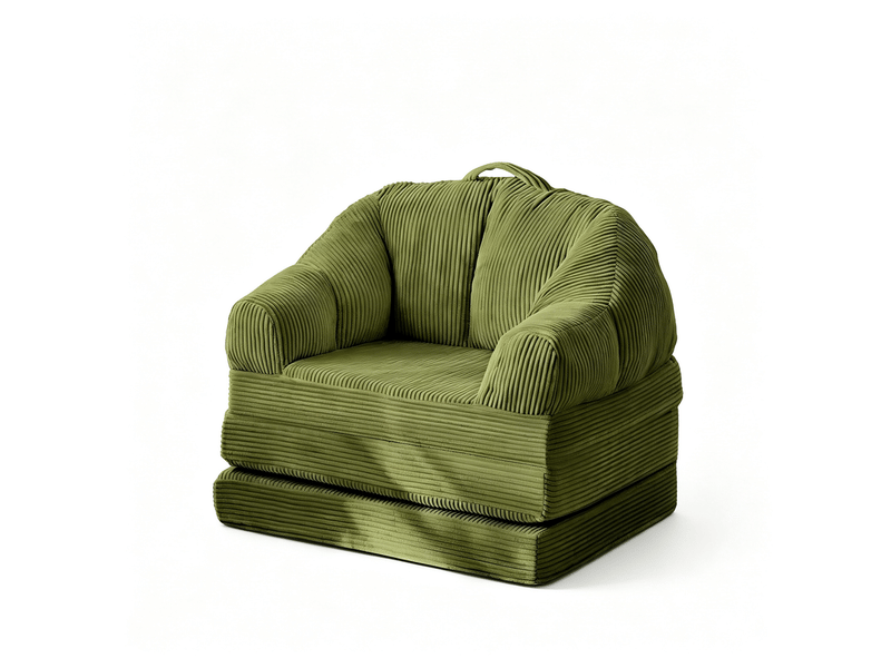  Banquette-lit bz avec couchage régulier, 88 cm, vert  - Conforama A