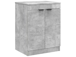 Armoire de salle de bain, meuble de rangement gris béton 54x41x70 cm shl521