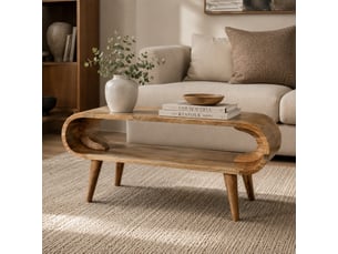 Table basse rectangulaire coloris noir <strong></strong> <strong></strong>