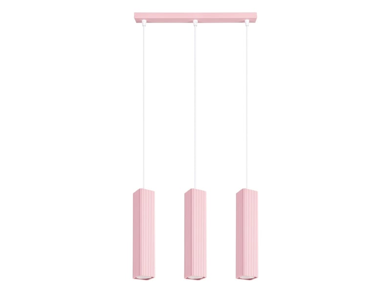  Suspension rayo 3l rose aluminium moderne 98x45x6cm SL.3282 - Conforama A