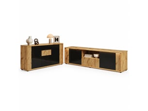 Meuble tv coloris bicolore 180 cm EVRYAE