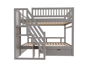 Lit superposé 140x200 cm MAISONORA coloris gris