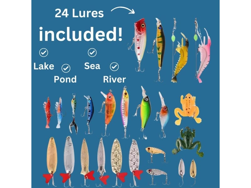 Calendrier de l’avent pêche 2026, 24 jours de leurres de pêche, cadeau de noël pour pêcheur et homme - Conforama C