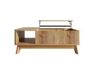 Table basse  coloris naturel <strong></strong> <strong></strong> - 48 cmx95 cm