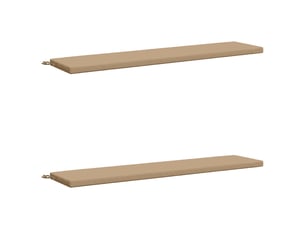Lot de 2 coussins de banc, coussins d'assise soest 100 % polyester sable cf57430