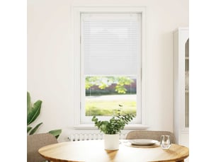 Store plissé, store de fenêtre blanc 60x100 cm largeur du tissu 59,4 cm polyester cf46749