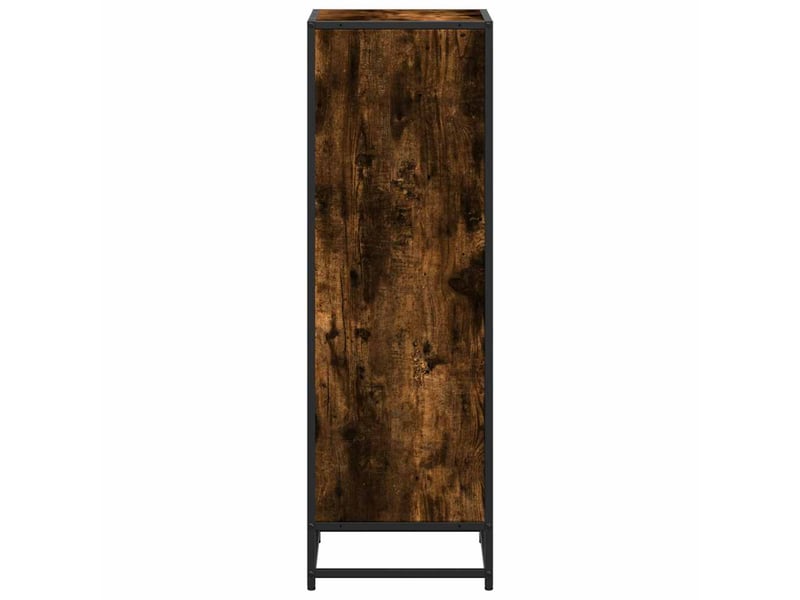  Bibliothèque, étagère de rangement chêne fumé 40x35x107,5 cm bois d'ingénierie  - Conforama E