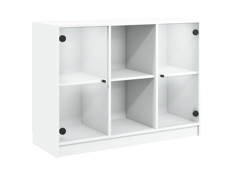  Buffet - bahut - meuble de rangement blanc 102x37x75,5 cm bois d'ingénierie  - Conforama A