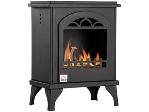 Cheminée bioéthanol sur pieds avec réservoir 1,2 l, environ 3 h de durée de couverture combustion 25 m² 41 x 25 x 54 cm