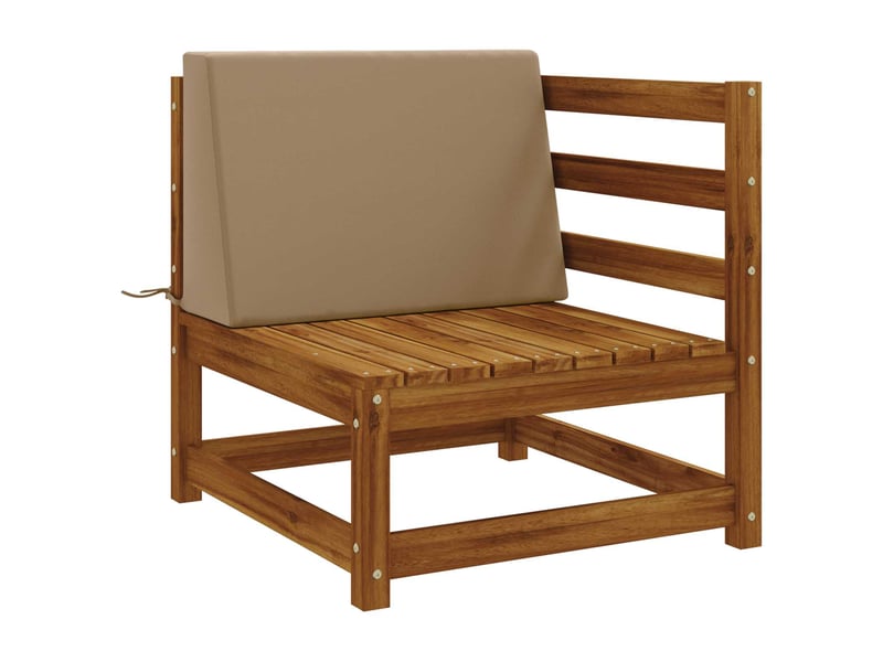 Coussin de dossier, coussin de dos soest 100 % polyester taupe 60 x 20 x 40 cm cf55242 - Conforama C