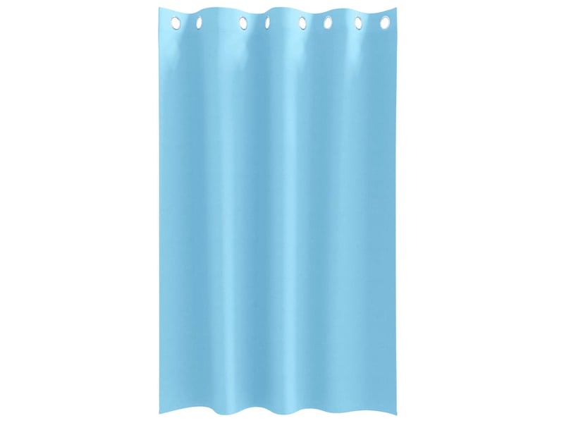  Lot de 2 rideaux occultants, rideaux black-out avec anneaux bleu clair 175 x 140 cm cf44587  - Conforama D