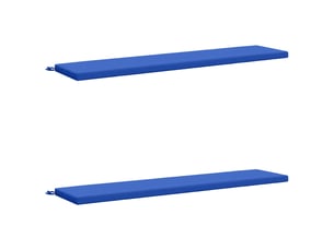 Lot de 2 coussins de banc, coussins d'assise soest 100 % polyester bleu royal cf56787