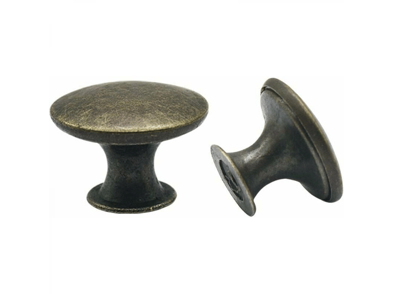  12 boutons vintage en laiton φ30mm. Pour meubles, tiroirs et armoires de cuisine, style ancien  - Conforama B