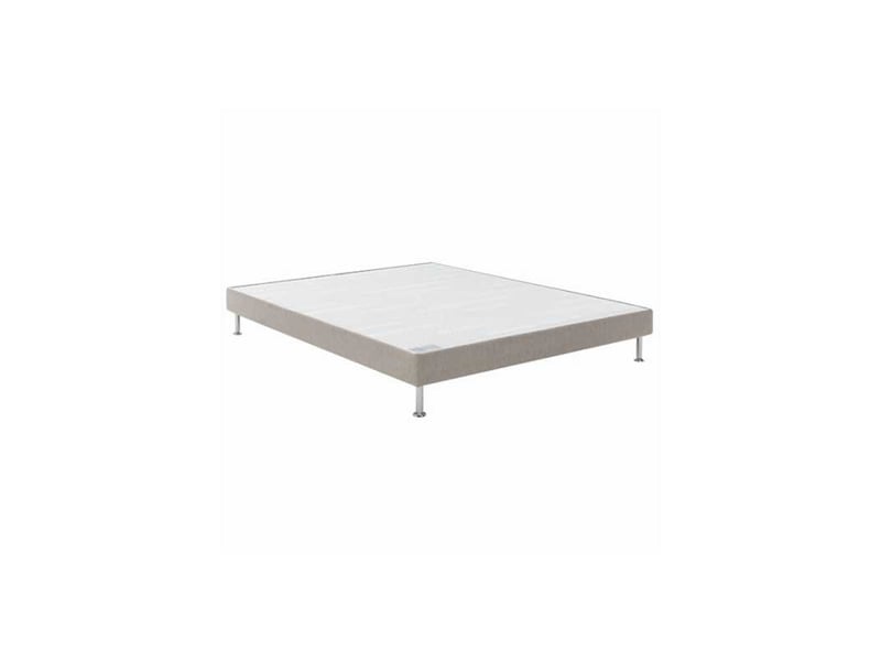  Sommier tapissier gris galet 140 x 200 cm confort ferme 14 cm 7792891 - Conforama A