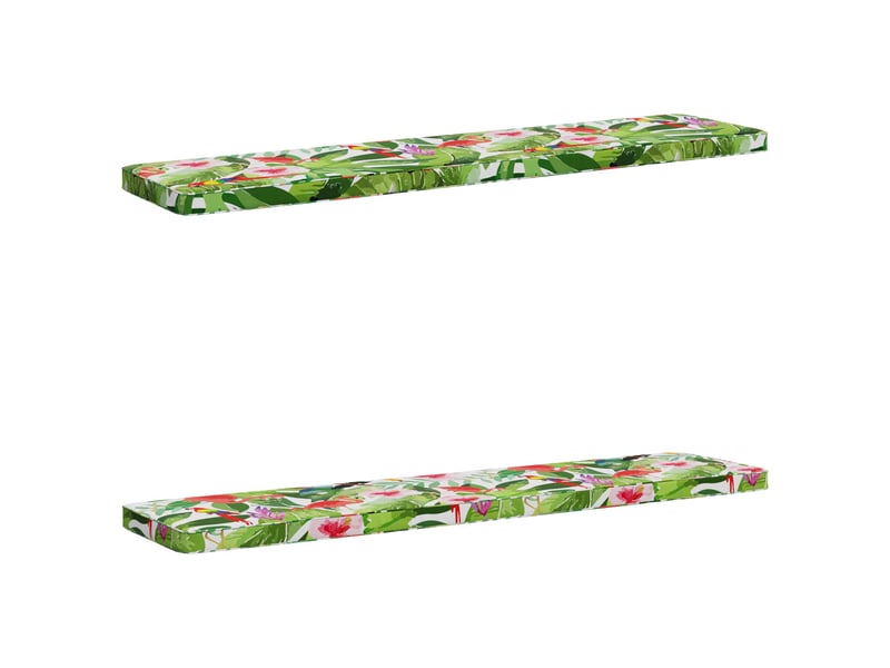  Lot de 2 coussins de banc, coussins d'assise vught 100 % polyester cf57742  - Conforama A