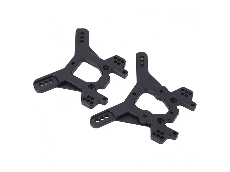  Lot de 2 panneaux de tour d'amortisseur avant et arrière en alliage d'aluminium de remplacement pour voiture télécommandée tekno et4 - comfortxl  - Conforama B