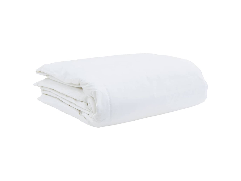  Couette - duvet d'été 260 x 220 cm été plume blanc respirant  - Conforama D