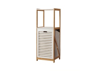 Panier à linge en bambou, 33 x 36 x 98 cm