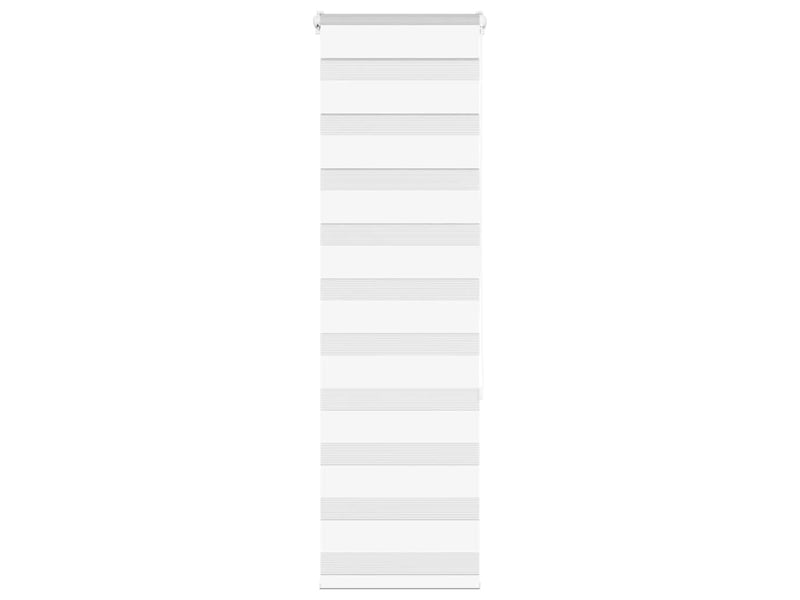  Store zèbre, store de fenêtre blanc 45x150 cm largeur du tissu 40,9 cm polyester cf48399  - Conforama B