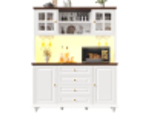 Buffet    <strong></strong> <strong></strong> - 140 cm coloris blanc 