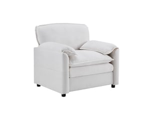 Canapé 1 place, canapé de salon, pour bureau, pour salon, blanc, pour chambre