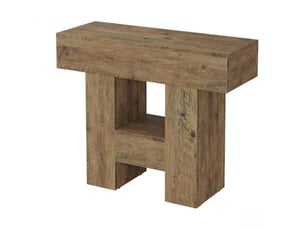 Table basse rectangulaire coloris marron TCQPZ  - 30 cmx80 cm