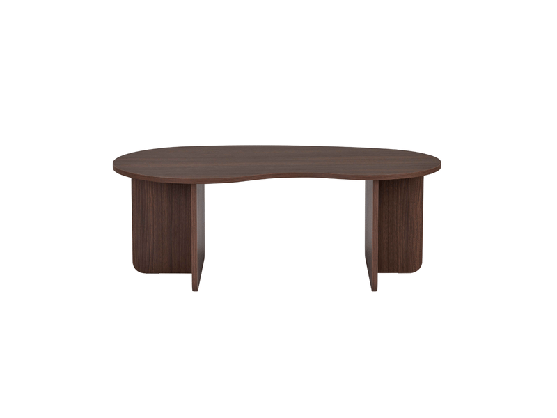  Table basse avec plateau organique l110 cm - moss  - Conforama D