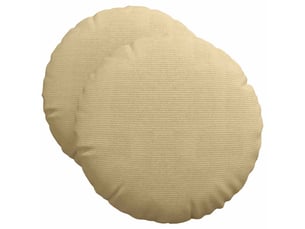 Lot de 2 coussins de siège, coussins décoratifs tissu en velours côtelé vert gris cf59821