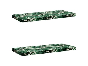 Lot de 2 coussins de banc, coussins d'assise vught 100 % polyester cf57707