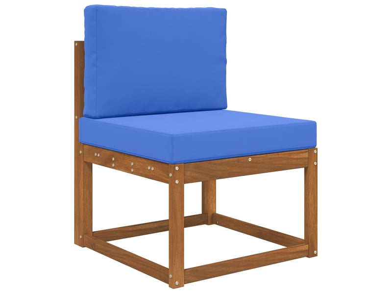  Coussin de canapé d'extérieur, coussin de chaise polyester bleu royal 60 x 60 cm cf54035  - Conforama C