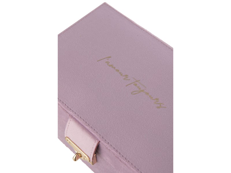 Boîte à bijoux à compartiments oto 21cm lilas  - Conforama E