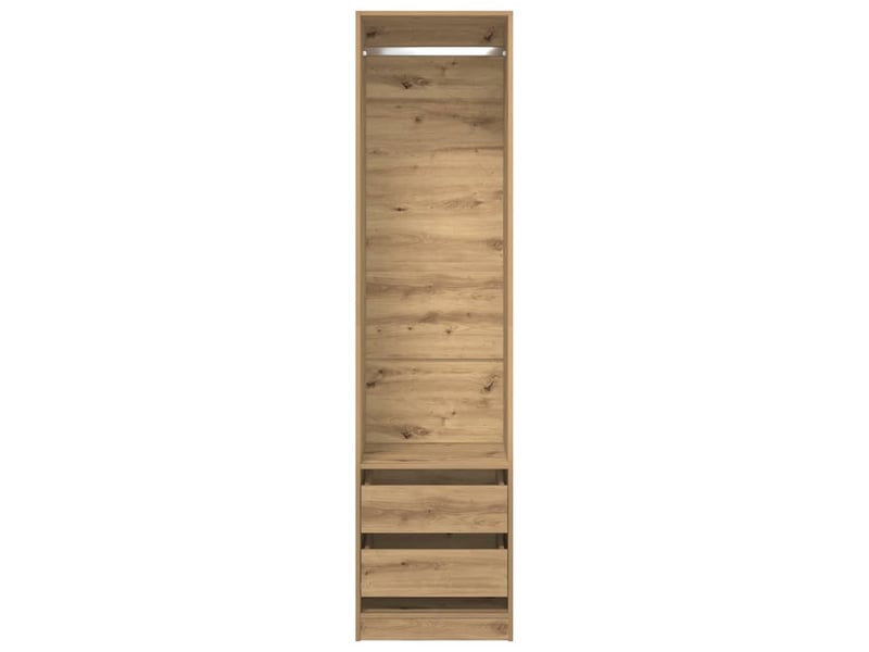  Garde-robe, armoire de rangement chêne artisanal 50x50x200 cm bois d'ingénierie shl81504  - Conforama D