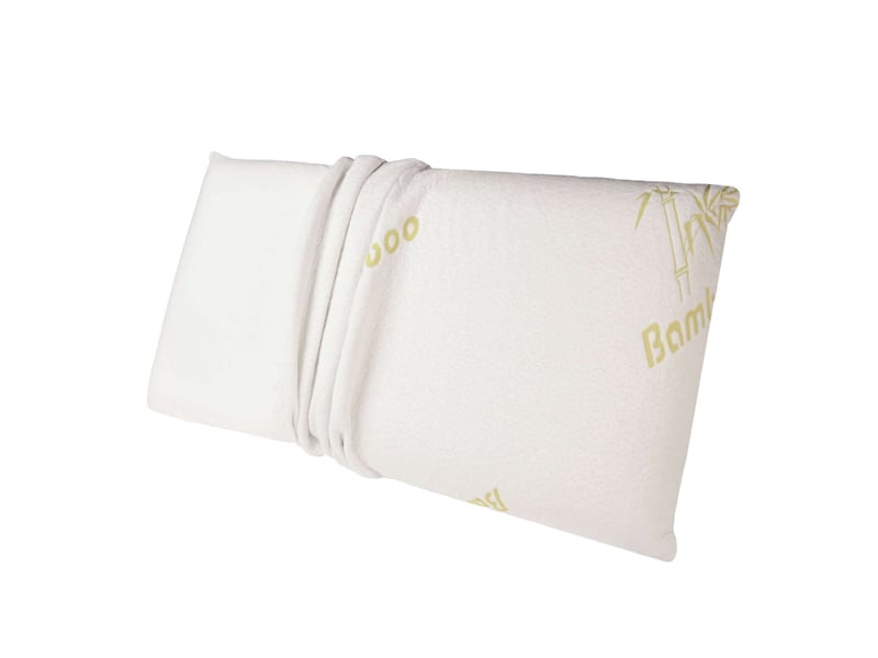 Oreiller bambou mémoire de forme, respirant, déhoussable - collection bamboo - 40 x 70 cm PREMIUM - Conforama E