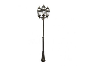 Lampadaire extérieur fabrilamp becrux 3 x e27 bicolore ip44 168,5-234 x 60 x 60 cm