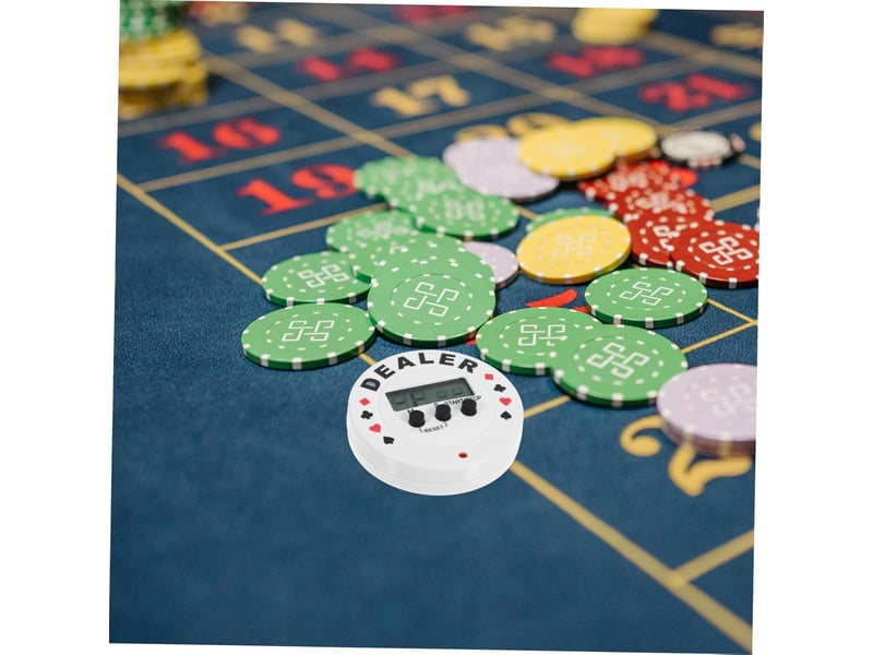  Minuteur de poker numérique croupier de table compact minuteur créatif round base pour joueurs de poker soirées de jeux compte à rebours none - Conforama C