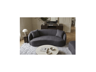 Canapé droit fixe <strong>MEUBLORAMA</strong> <strong></strong> 2 places Velours gris