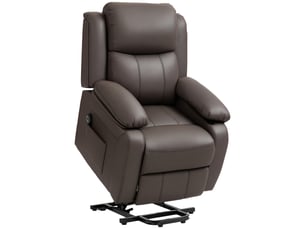 Fauteuil relax électrique PANGIVO Simili marron
