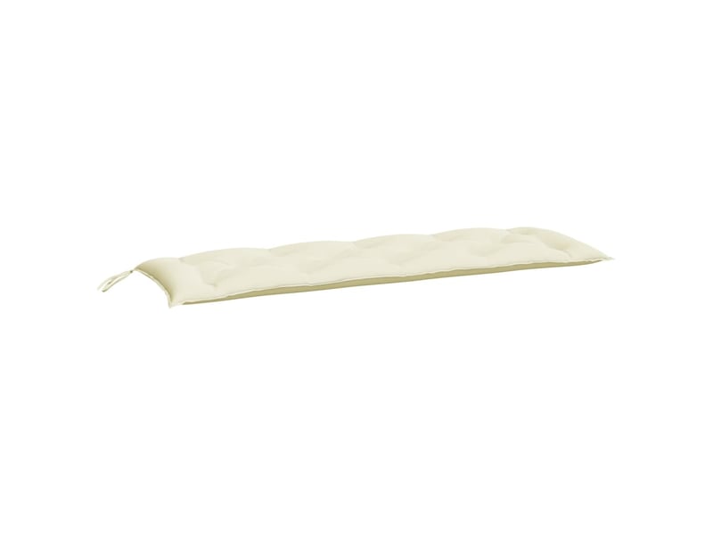  Coussin de banc de jardin, coussin d'assise crème 150x50x7 cm tissu oxford cf52715  - Conforama A
