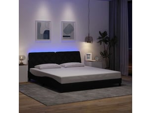 Lit 2 places 180x200 cm    coloris noir
