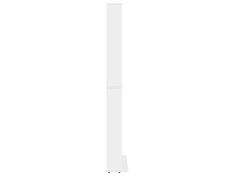 Petite bibliothèque, armoire à cd blanc 102x23x177,5 cm bois d'ingénierie - Conforama D