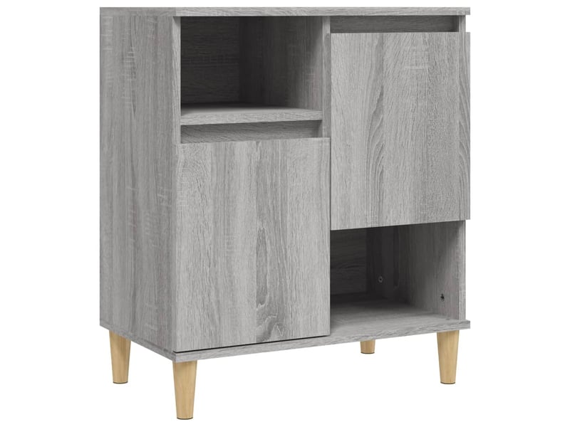  Buffets 2 pcs - bahut - meuble de rangement sonoma gris 60x35x70 cm bois d'ingénierie  - Conforama E